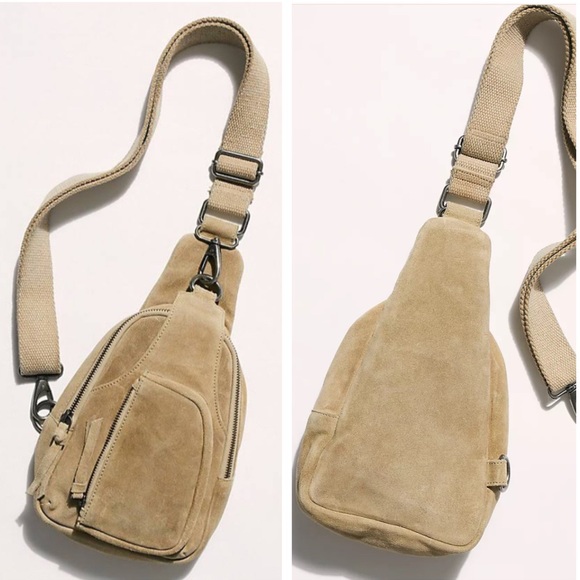 Free People Hudson Suede Sling Bag - Picture 2 of 6